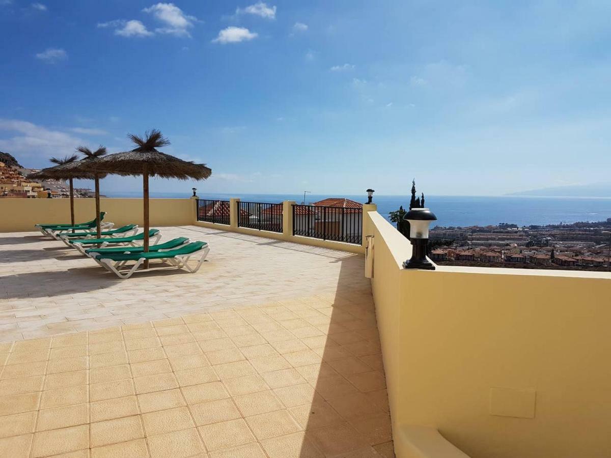 Villa Roque Del Conde With Fantastic Sea View, Terrace, Pool, Wifi, Sat-Tv, Garage Costa Adeje  Exterior foto